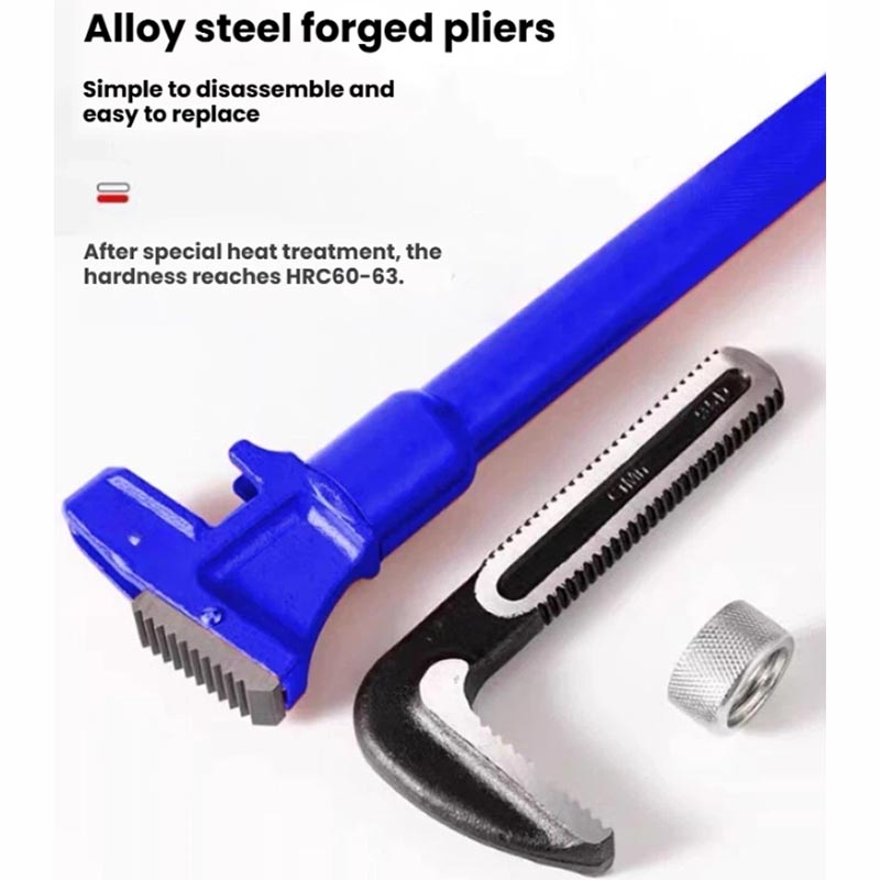 Pipe Wrench Adjustable - Chave de Tubo Telescópica Reforçada com