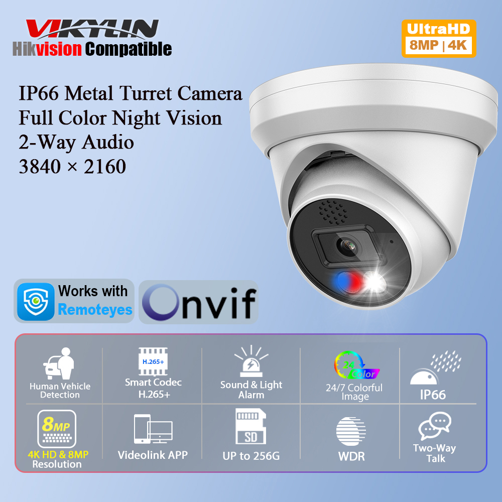 Home Improvement Videos - Câmera IP Vikylin 4K 8MP com
