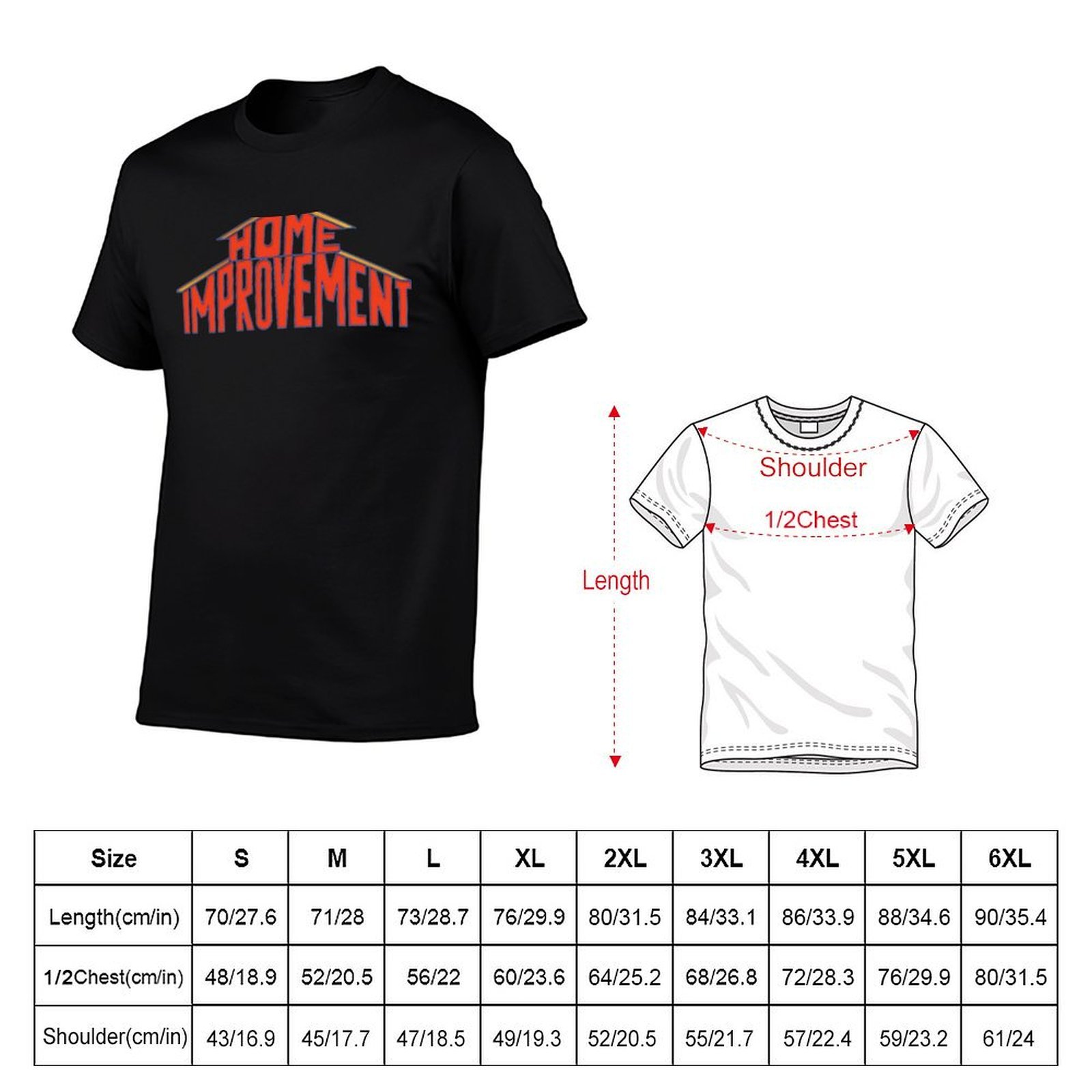 Camiseta com logotipo de Home  - Home Improvement Com avaliação e preço