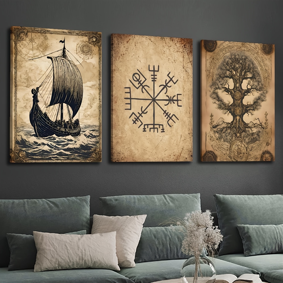 Conjunto de 3 Peças de Arte em - Wall Texture Spray avaliação e preço