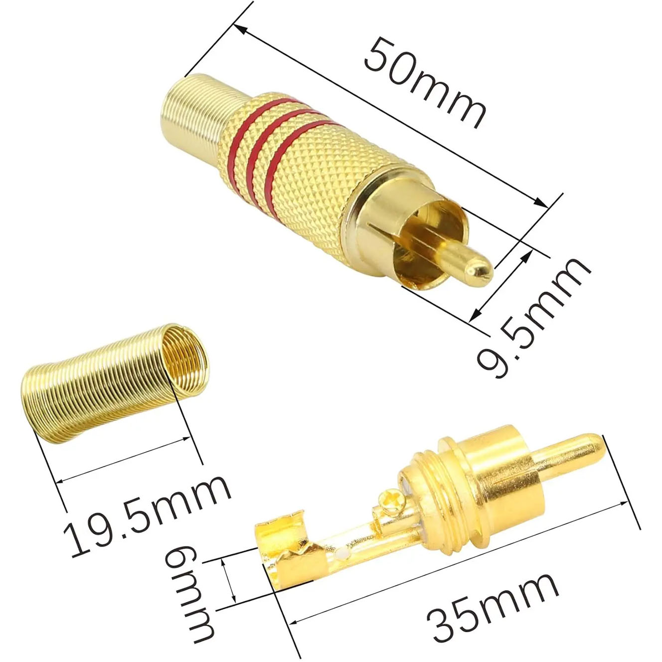 Conector de Áudio e Vídeo RCA  - Home Improvement Videos avaliação e preço