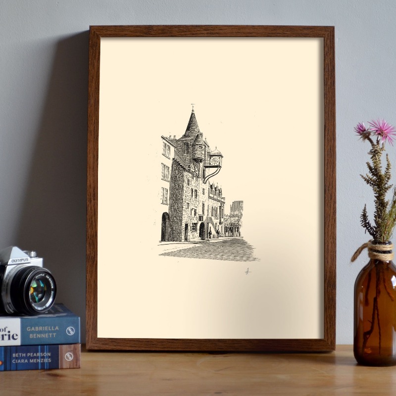 Pôster Vintage do Castelo de E - Wall Texture Spray avaliação e preço